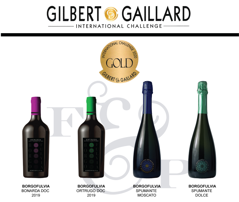 Il brand Borgofulvia di F&P Wine Group ottiene il punteggio Gold all’International Challenge Gilbert & Gaillard 2020 con ben quattro referenze